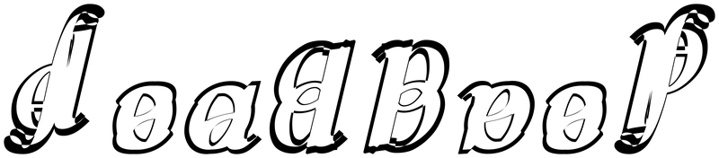 Ambigram for deadbeef in Linlibertine rzi g